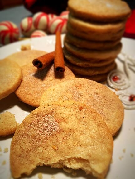 Snickerdoodle Shortbread Cookies